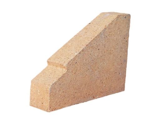 मानक आकार घुमावदार आग ईंट Fireclay आग रोक ईंट गर्मी प्रतिरोधी